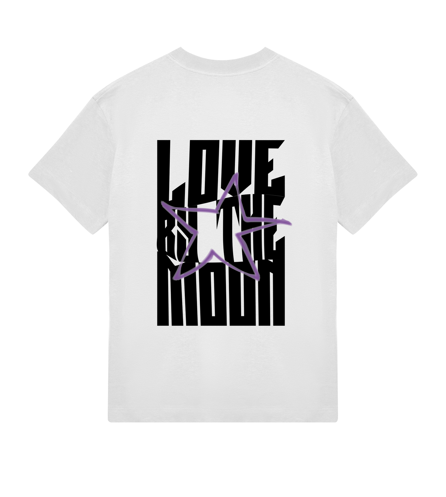 LOVE BY THE MOON OVERSIZED SHIRT