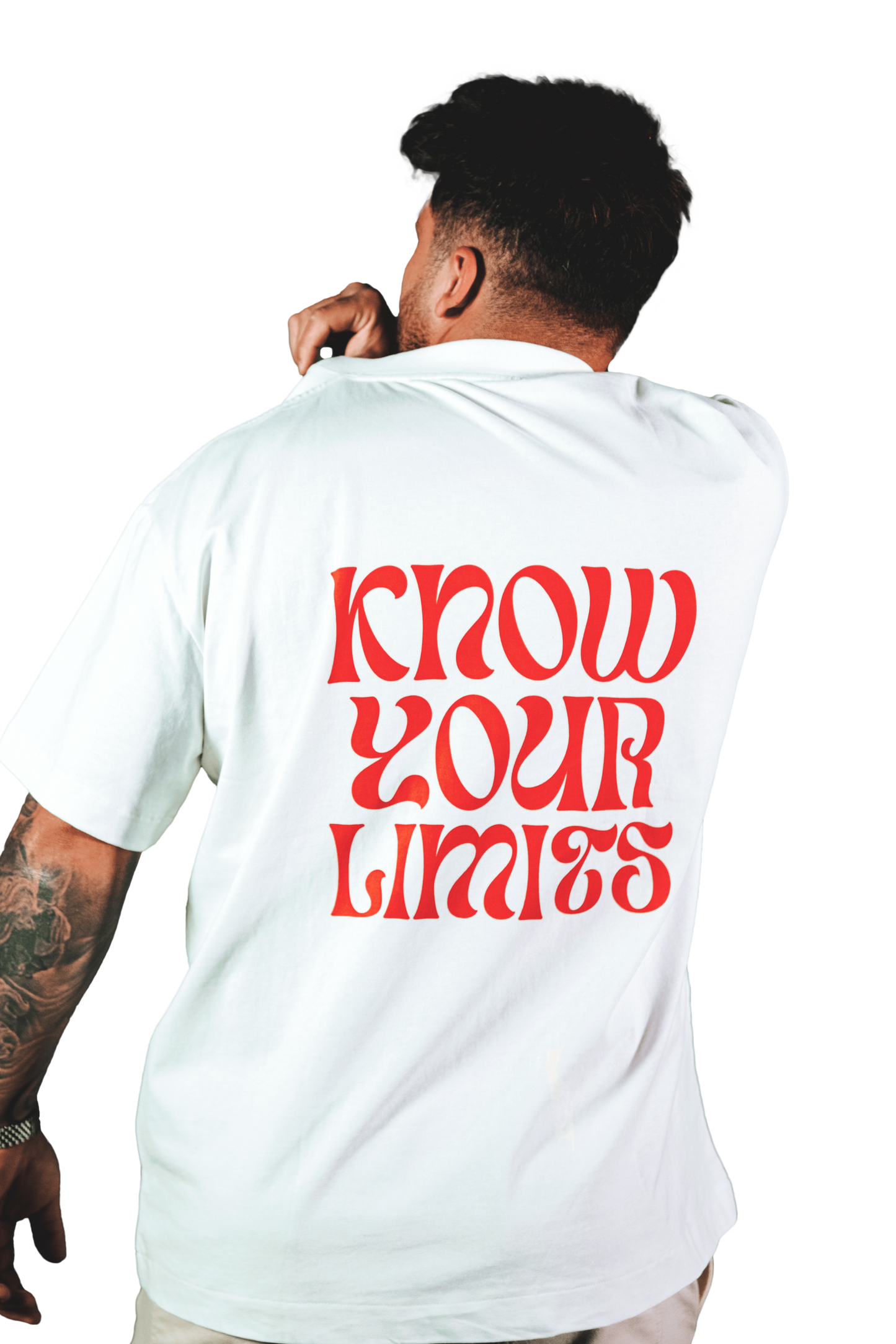 KNOW YOUR LIMITS OVERSIZED SHIRT
