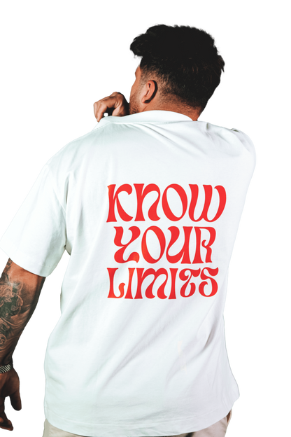 KNOW YOUR LIMITS OVERSIZED SHIRT